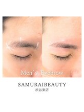 サムライビューティー 渋谷東店(SamuraiBeauty)/メンズ眉毛サロンでボサボサでも