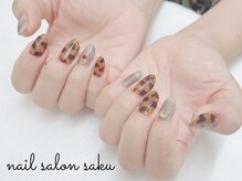 サク(saku)/ヒョウ柄べっ甲