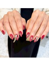 ホワイトネイル 難波店(WHITE NAIL)/マグネットネイル/レッドネイル