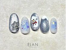 エラン メグロ(ELAN Meguro)/雪だるまネイル