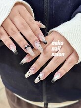 ネコ(Neko)/マグネット　フレンチ　レース