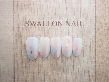 スワロンネイル(SWALLON NAIL)/梅雨ネイル