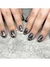 《磁力で動かす》magnet nail　￥7800→￥6800円