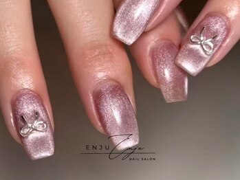 エンジュ(enju)の写真/癒しの空間でゆったり至福のネイルtime♪オフ無料/爪に優しいフィルイン/当日予約OK◎初めての方も大歓迎☆