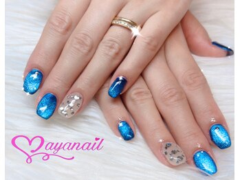 アヤネイル(ayanail)/ブルーマグとストーンネイル^_^