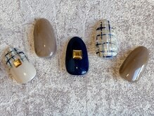 ネイルサロン エムズ(Nail Salon M's)/おしゃれツイードネイル