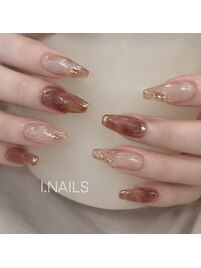 秋ネイル/ニュアンスネイル