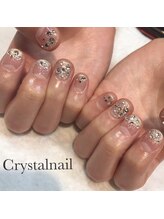 クリスタルネイル ボンベルタ橘店(CRYSTAL NAIL)/キラキラネイル
