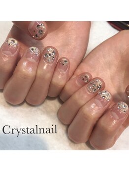 クリスタルネイル ボンベルタ橘店(CRYSTAL NAIL)/キラキラネイル