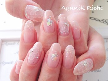 アグニークリッシェ(Agunik Riche)/【水彩ネイル】