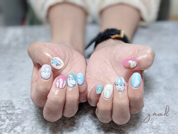 ワイネイル(Y.nail)/ねぇムーミンネイル