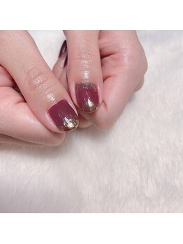 チュチュ(tutu)/ボルドーネイル