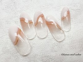 グラデ×フレンチネイル