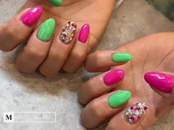 メンテ バイ イニシャル(Mente by initial)/ビビットカラーネイル