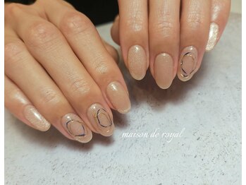 落書き風アートネイル