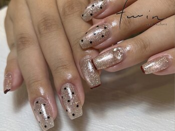 ツイン(twin.)/推しカラーネイル＊