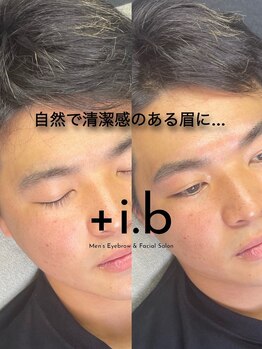 プラスアイビー 神戸三宮店(+i.b)/自然で清潔感のある眉に