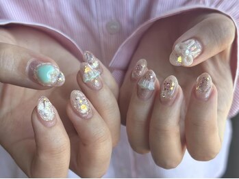 Airi限定ちゅるんガーリーネイル