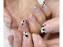 キャディーネイルズ(Caddy' Nails)/フレンチカウネイル