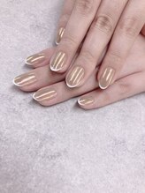 ネイルサロンファストネイルプラス 新宿店(FAST NAIL PLUS)/夏ネイル2021【ミラーネイル】