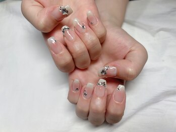 ネイルアンドアイラッシュサロン エスポアール(nail&eyelash salon espoir)/チークネイル　ちゅるんネイル