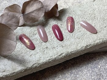 サロンモワ(salon mowa)/☆金箔キラキラネイル☆