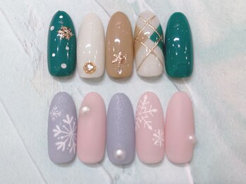ティーエヌ 本厚木店/冬ネイル☆6500円【7150円税込】