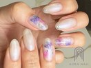 紫陽花ネイル