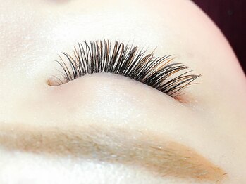 ラックスビー ネイルアンドアイラッシュ 阿倍野ルシアス店(LUXBE)/OFF込140本ブラウン×黒mix