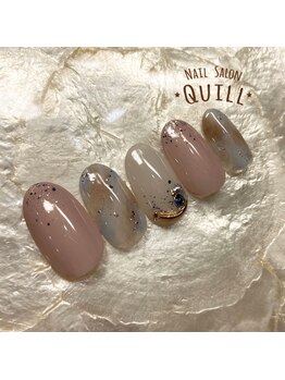 ネイルサロン クイル(QUILL)/2月タイダイ2