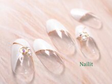 ネイリット 銀座(Nailit)/斜めフレンチ¥8400【¥9240】