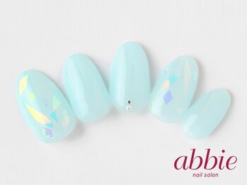 ネイルサロンアビー 北千住店(abbie)/アクアブルー ¥8250