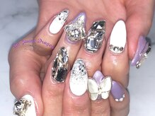 アン ジョーヌドラゴ/【自爪ネイル】パープルネイル