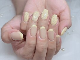 推しカラーネイル♪