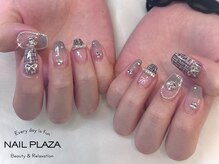 ネイルプラザ 河原町OPA店(NAIL PLAZA)/ツイードネイル