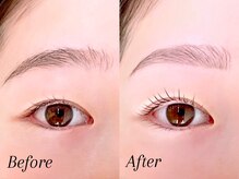 ミーナ 鍋島店(mina)/アイブロウWAX＋まつ毛パーマ上