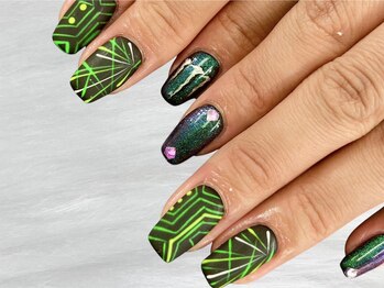 ネイルズ とんぷそん/サイバーパンクネイル♪