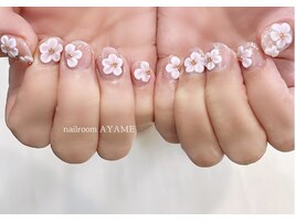 ぷっくり桜ネイル