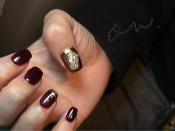 オンドットネイルサロンバイティントプラス(on. nailsalon by tint+)/ワンカラープラスワンアート