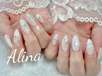 エリナネイルサロン池袋(Alina Nail Salon)/持ち込み/マグネットツイード