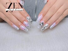 ゼン ネイル デザイン 池袋(ZEN NAIL DESIGN)/* 長 さだしやり放題×つけ放題