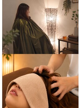 ロミロミサロン マハナ(MAHANA)の写真/【今だけ!モニター価格】よもぎ蒸し30分あたまほぐし90分(頭・首・肩・肩甲骨・腕)¥13,500→¥6,000