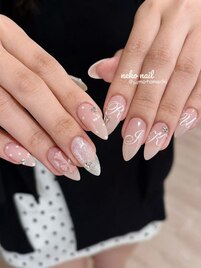 イニシャルシール　推しネイル