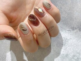 brown × white ＊下村