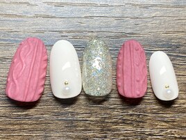 定額M ニット　ピンク