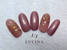 G-95 華やかフラワーネイル