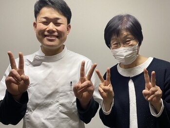 頭スッキリ整体サロン 伏見店/お客様とツーショット写真☆