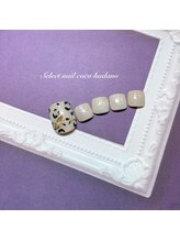 セレクトネイル ココ 秦野店(SELECT NAIL COCO)/フット　ヒョウ柄マグ