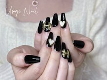 ウサギネイル 新大久保店(usagi nail)/マグネットフレンチ秋可愛い