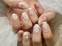 ペッシュ(peche)/ribbon × pearl